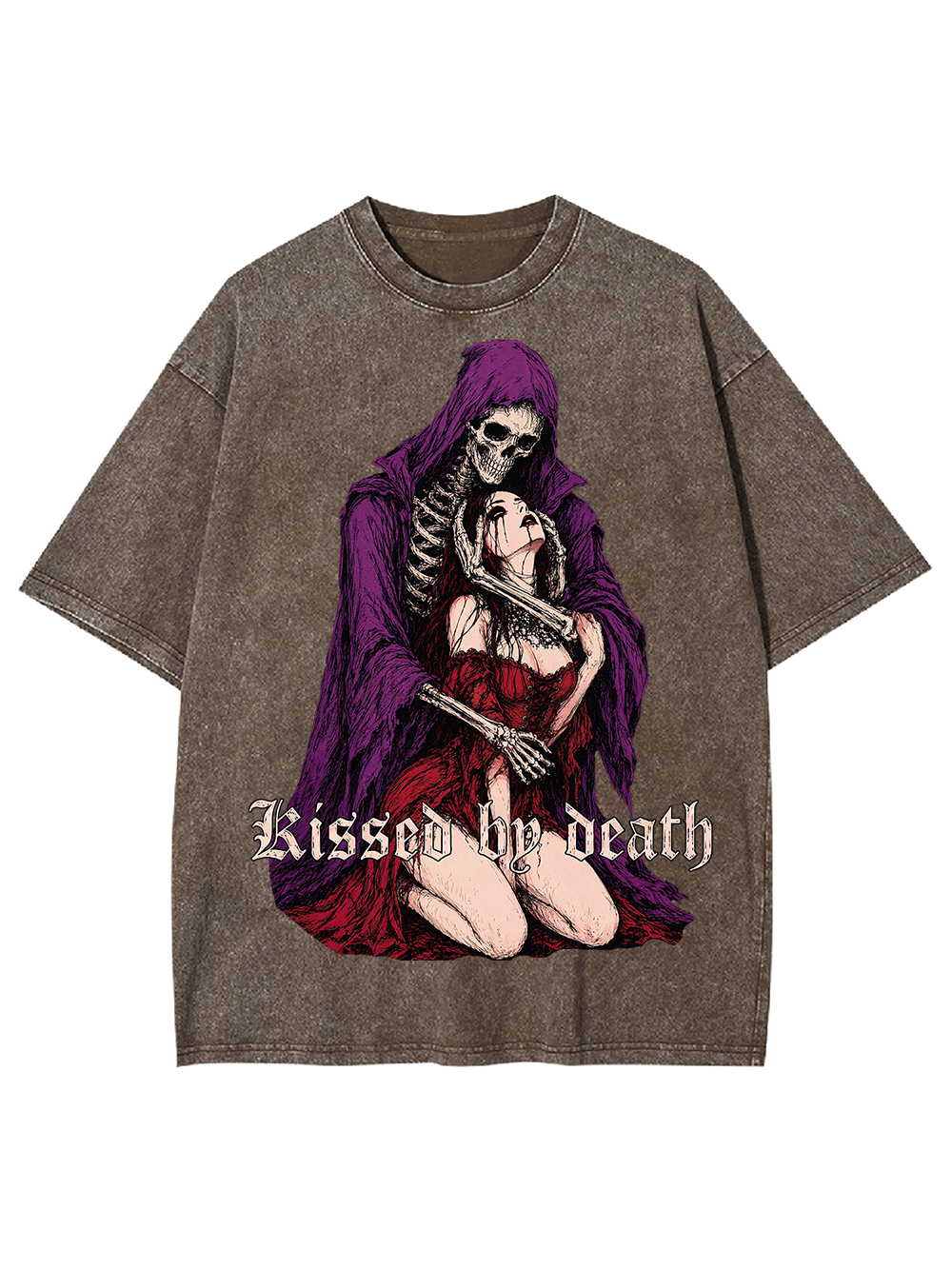 DEATH’S KISS AAA WASHED TSHIRT