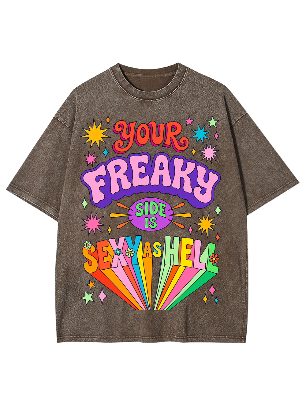 FREAKY SIDE AAA WASHED TSHIRT