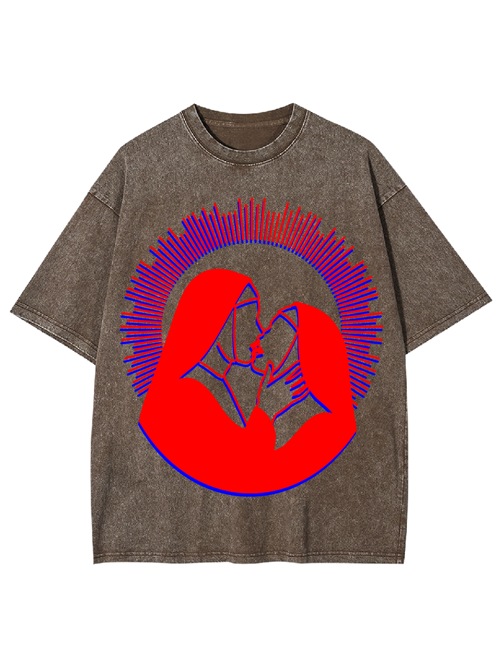 HOLY KISS AAA WASHED TSHIRT