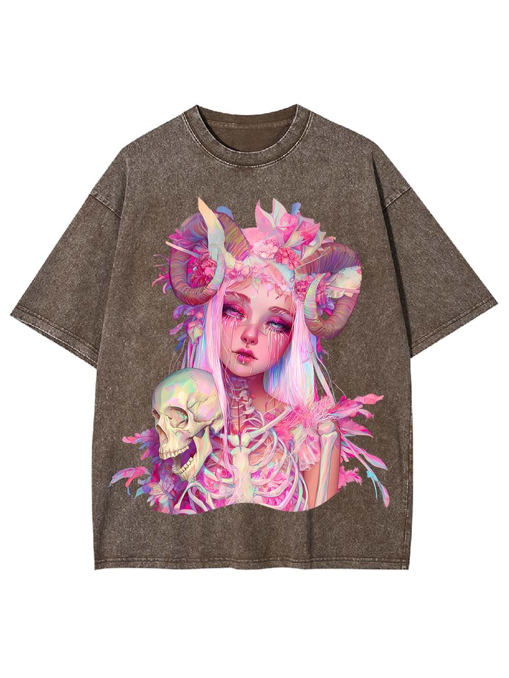 Ethereal Gothic Beauty Washed Tshirt