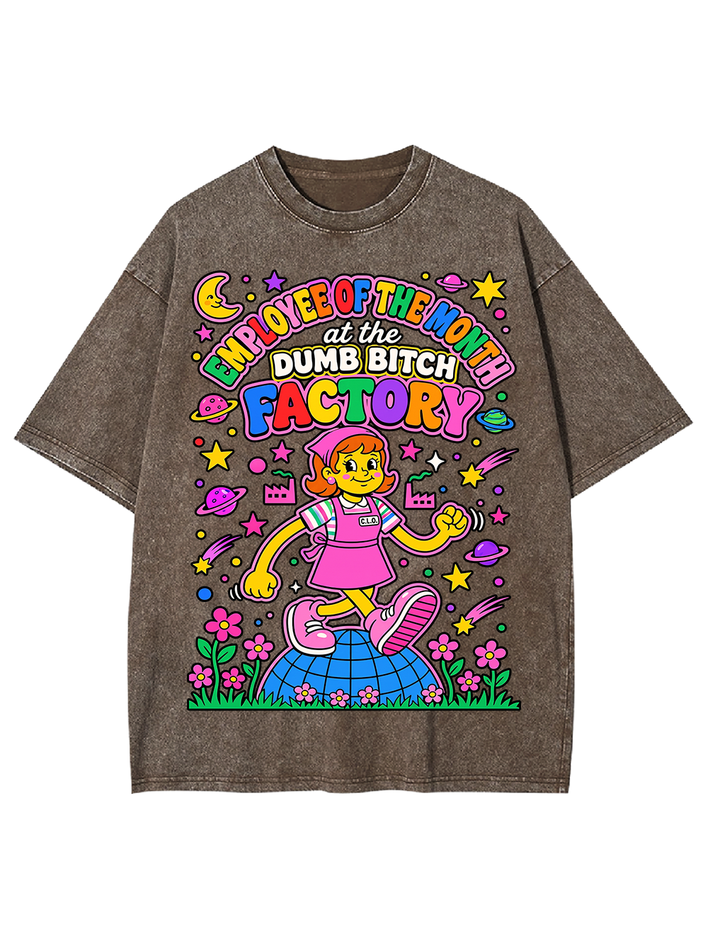 RED GAG AAA WASHED TSHIRT
