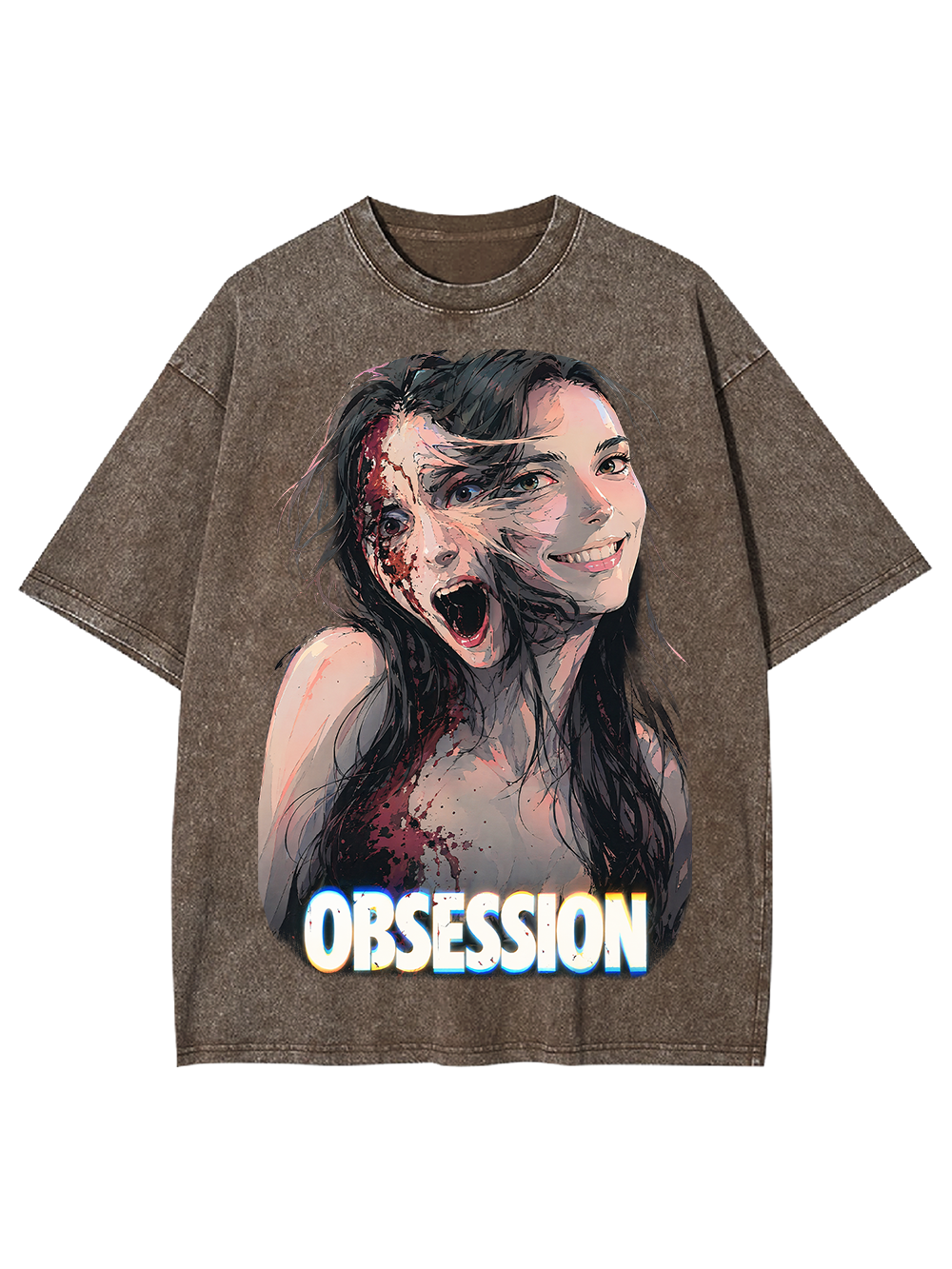 SPLIT OBSESSION AAA WASHED TSHIRT