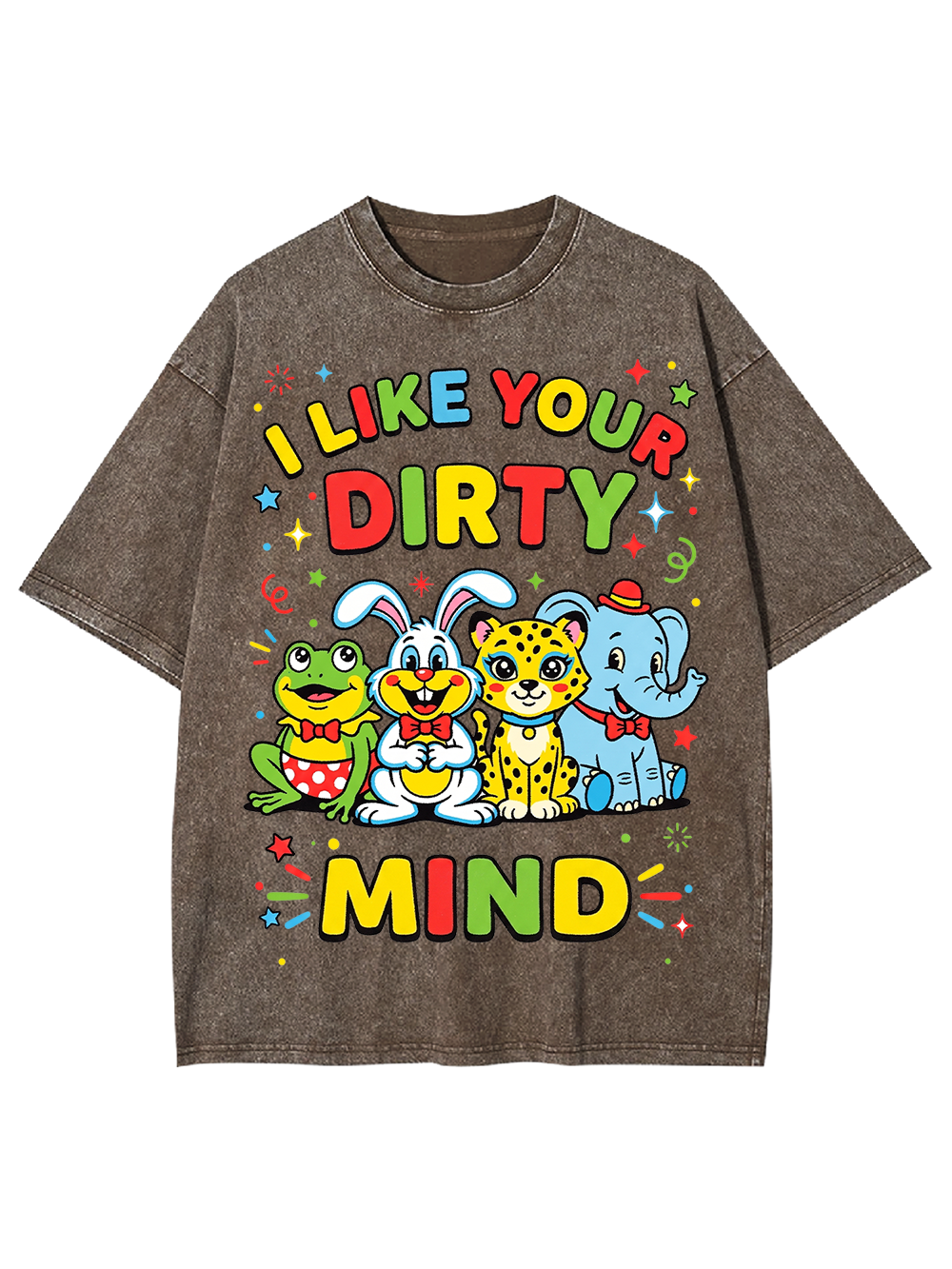 CUTE DIRTY MIND AAA WASHED TSHIRT