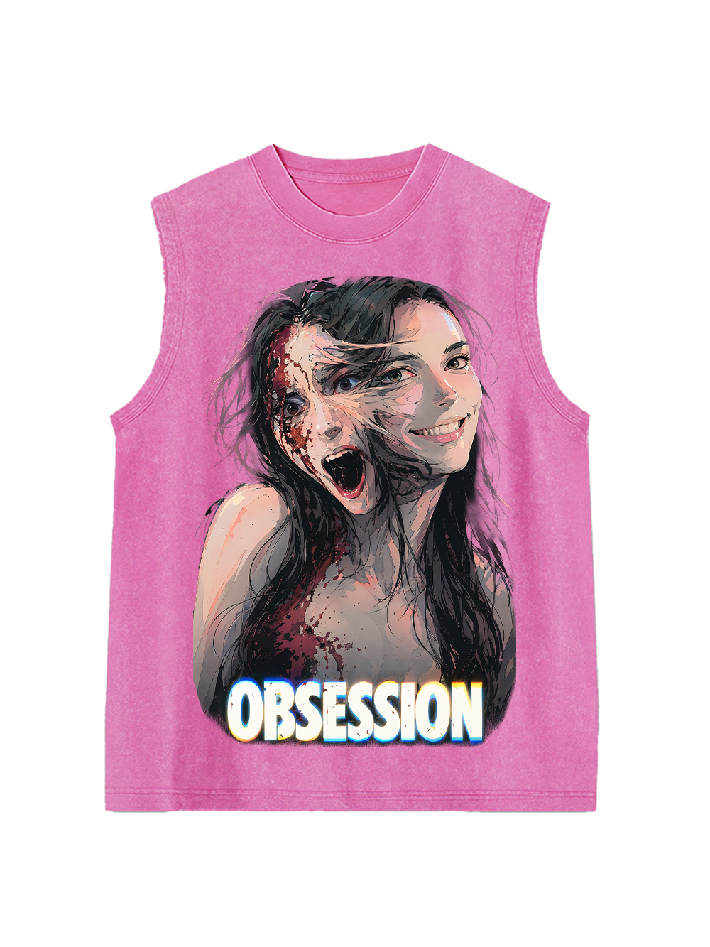 SPLIT OBSESSION AAA WASHED TANK