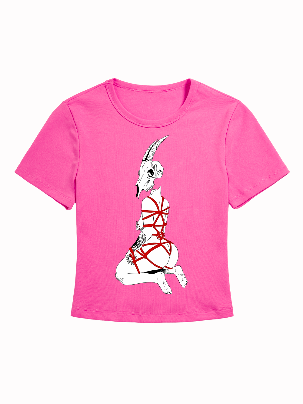 GOAT-HEADED MYSTIQUE BABY TEE