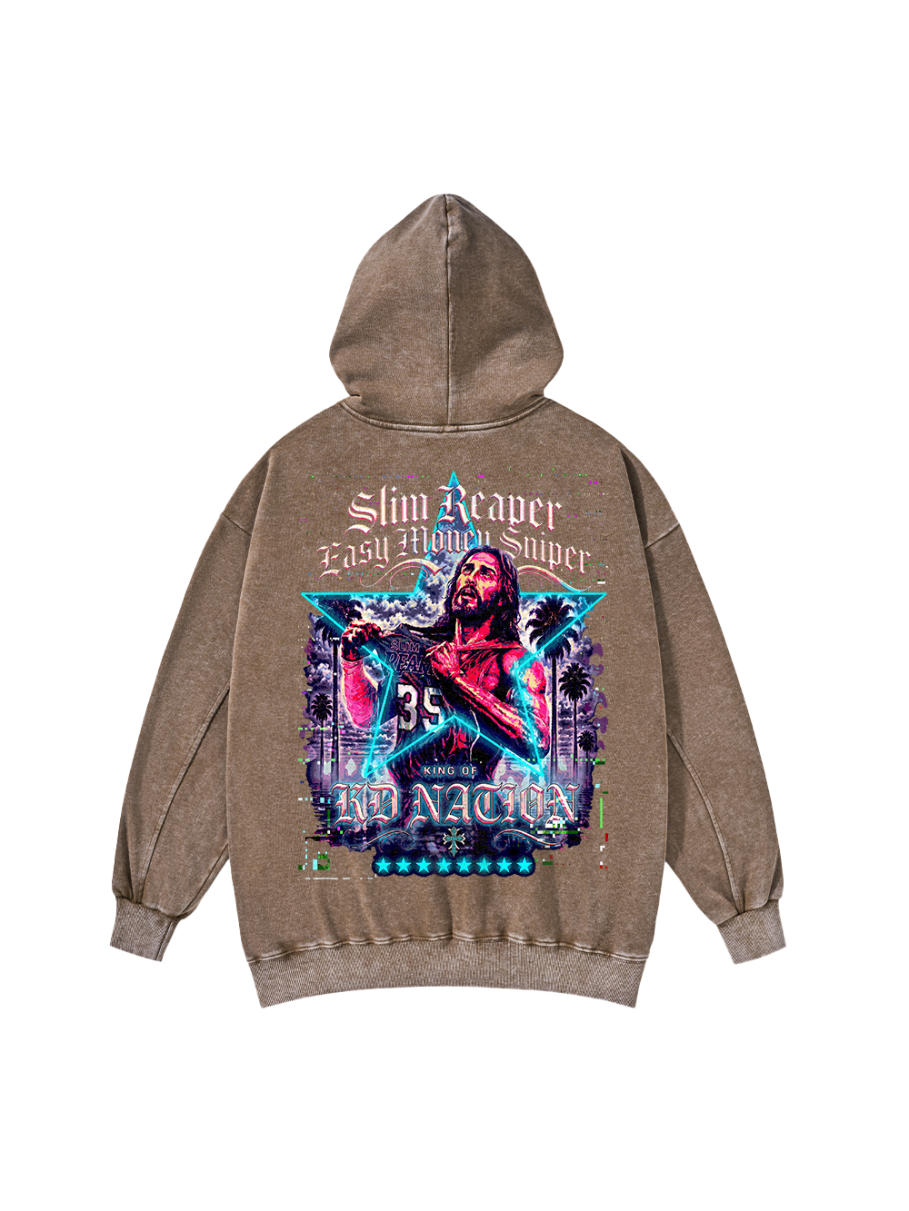 SLIM REAPER WASHED HOODIE