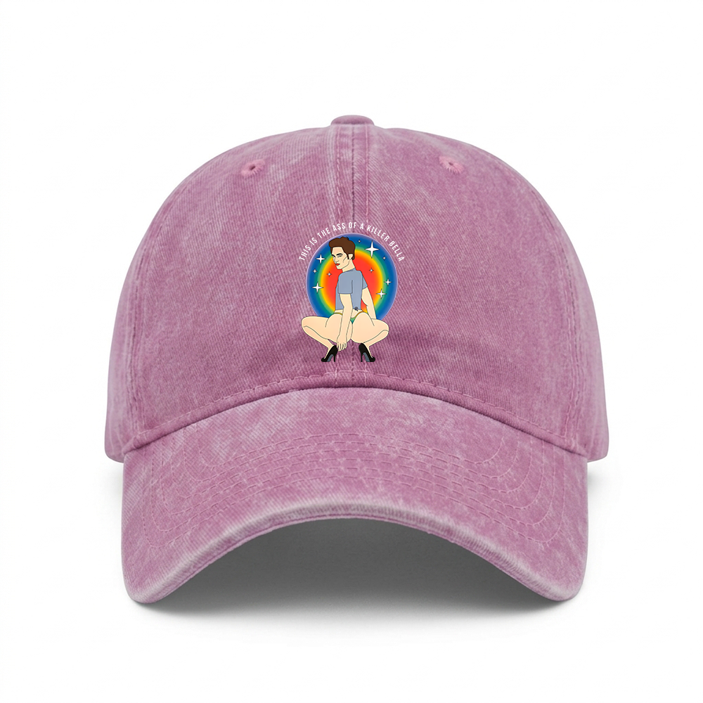 THIS IS THE ASS OF A KILLER BELLA WASHED VINTAGE BASEBALL CAP