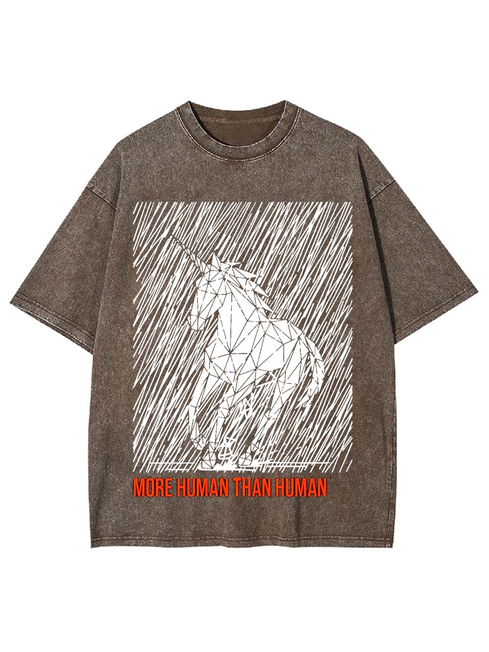 More Human Than Human Washed Tshirt