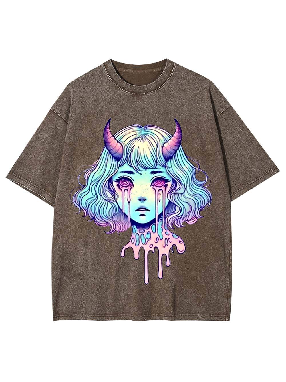 Melting Tears Washed Tshirt