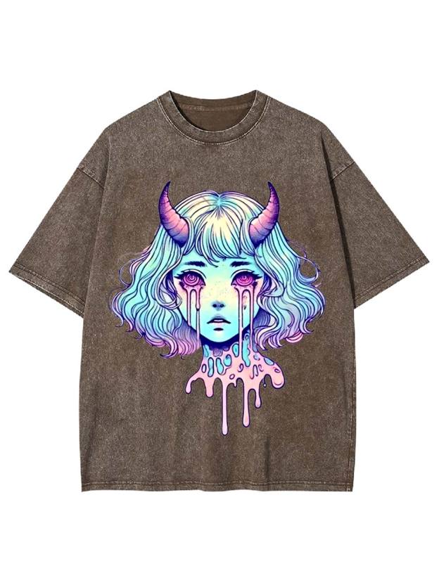 Melting Tears Washed Tshirt