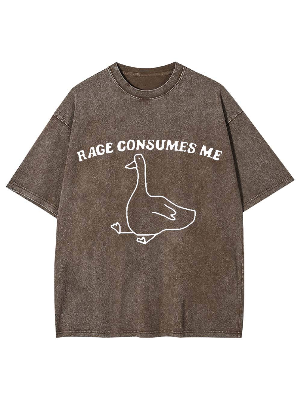 Rage Consumes Me Washed Tshirt