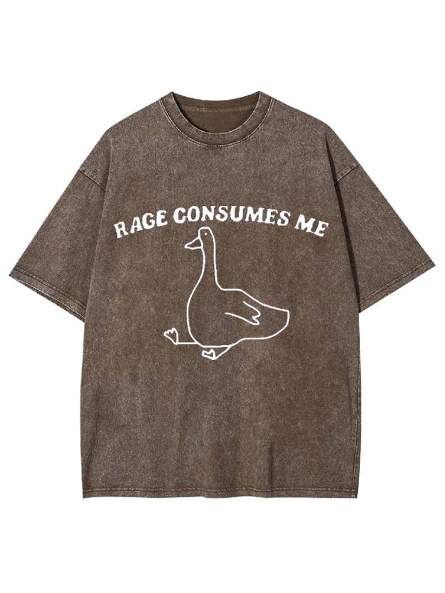 Rage Consumes Me Washed Tshirt