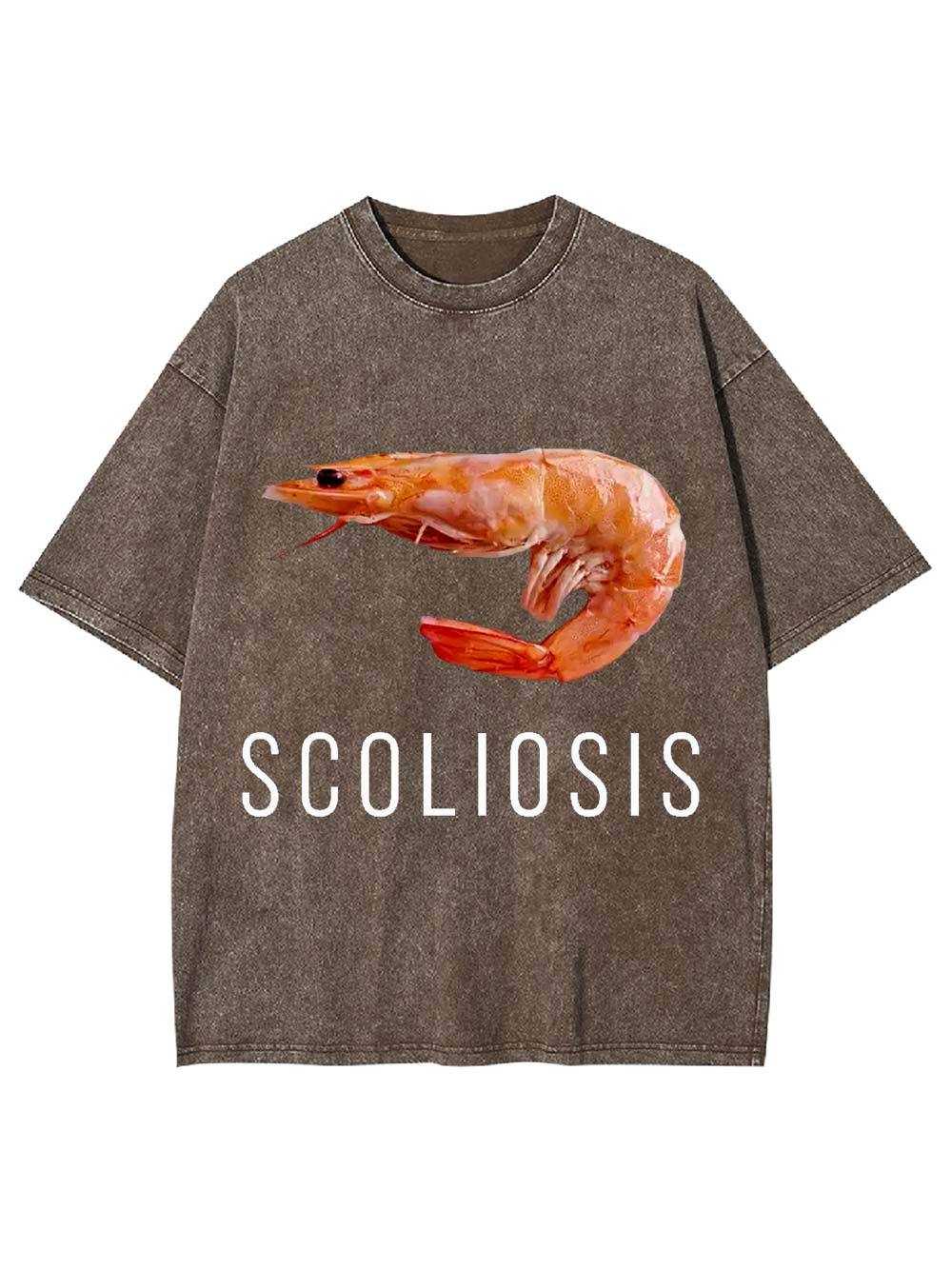Scoliosis Washed Tshirt