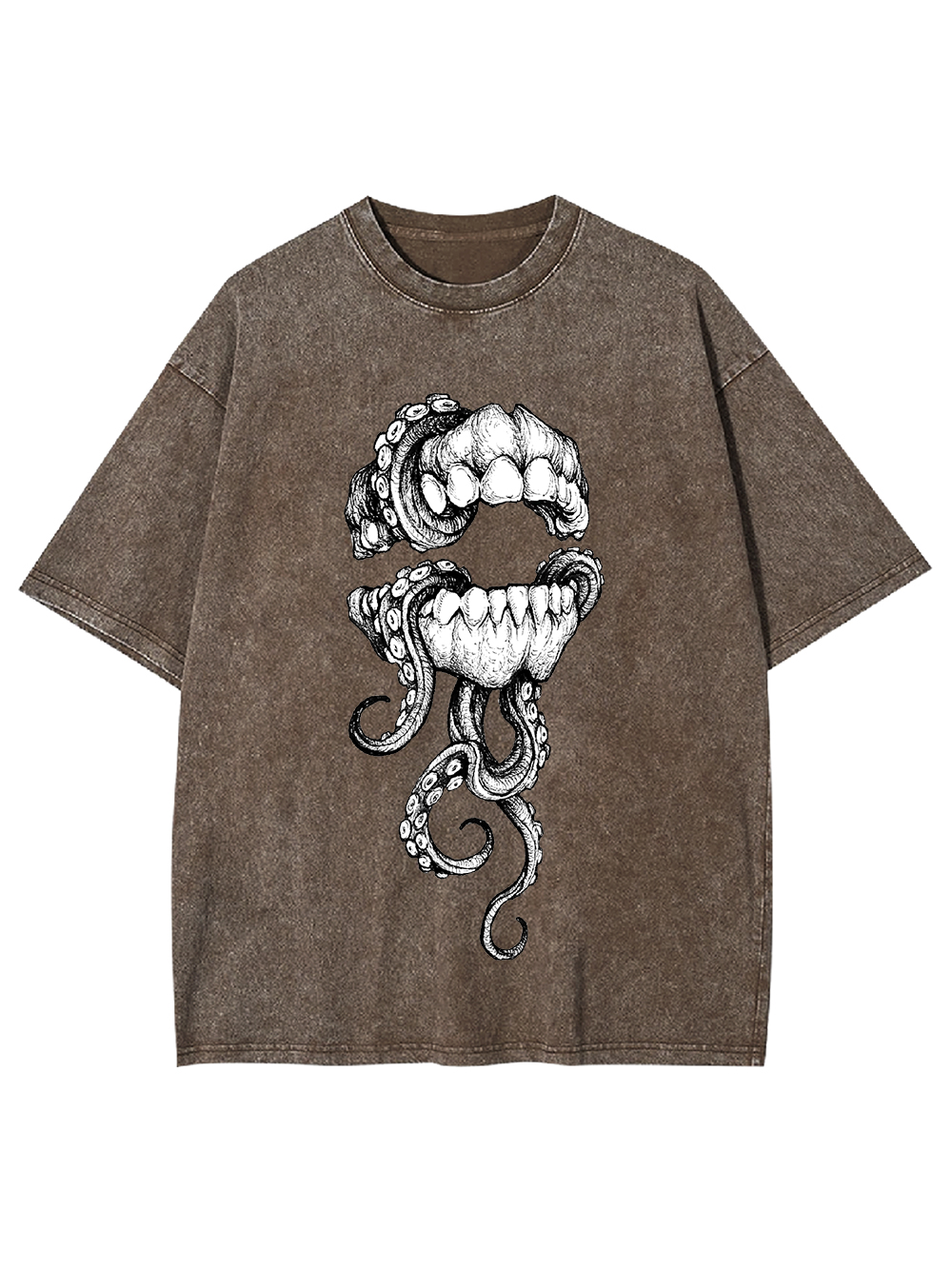 Tentacle Grin Washed Tshirt