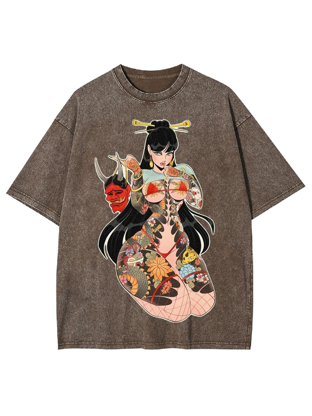 Tattooed Mystique Washed Tshirt