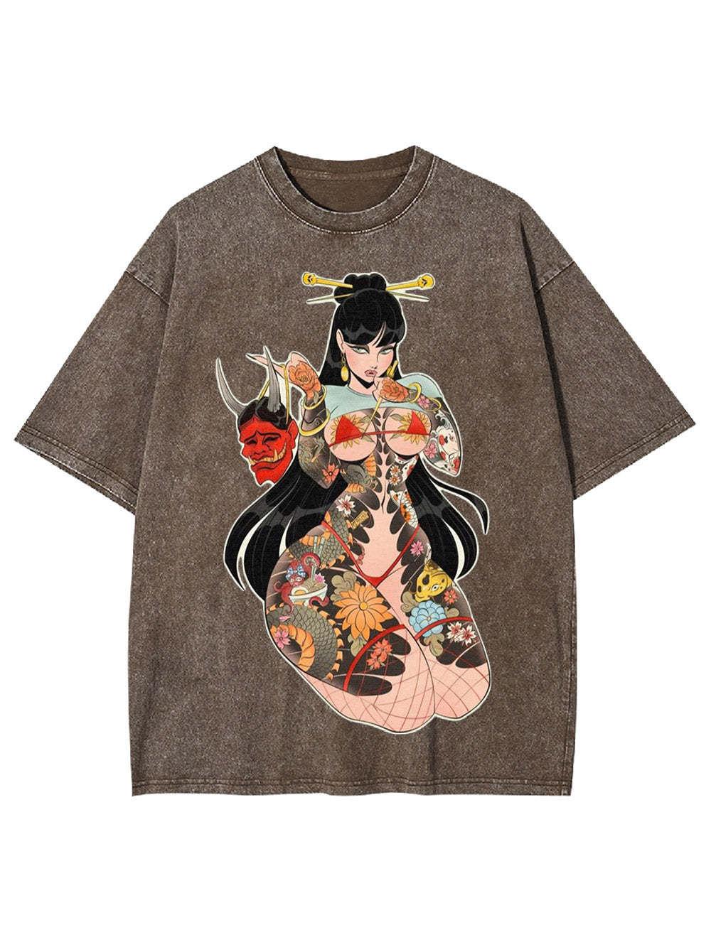 Tattooed Mystique Washed Tshirt