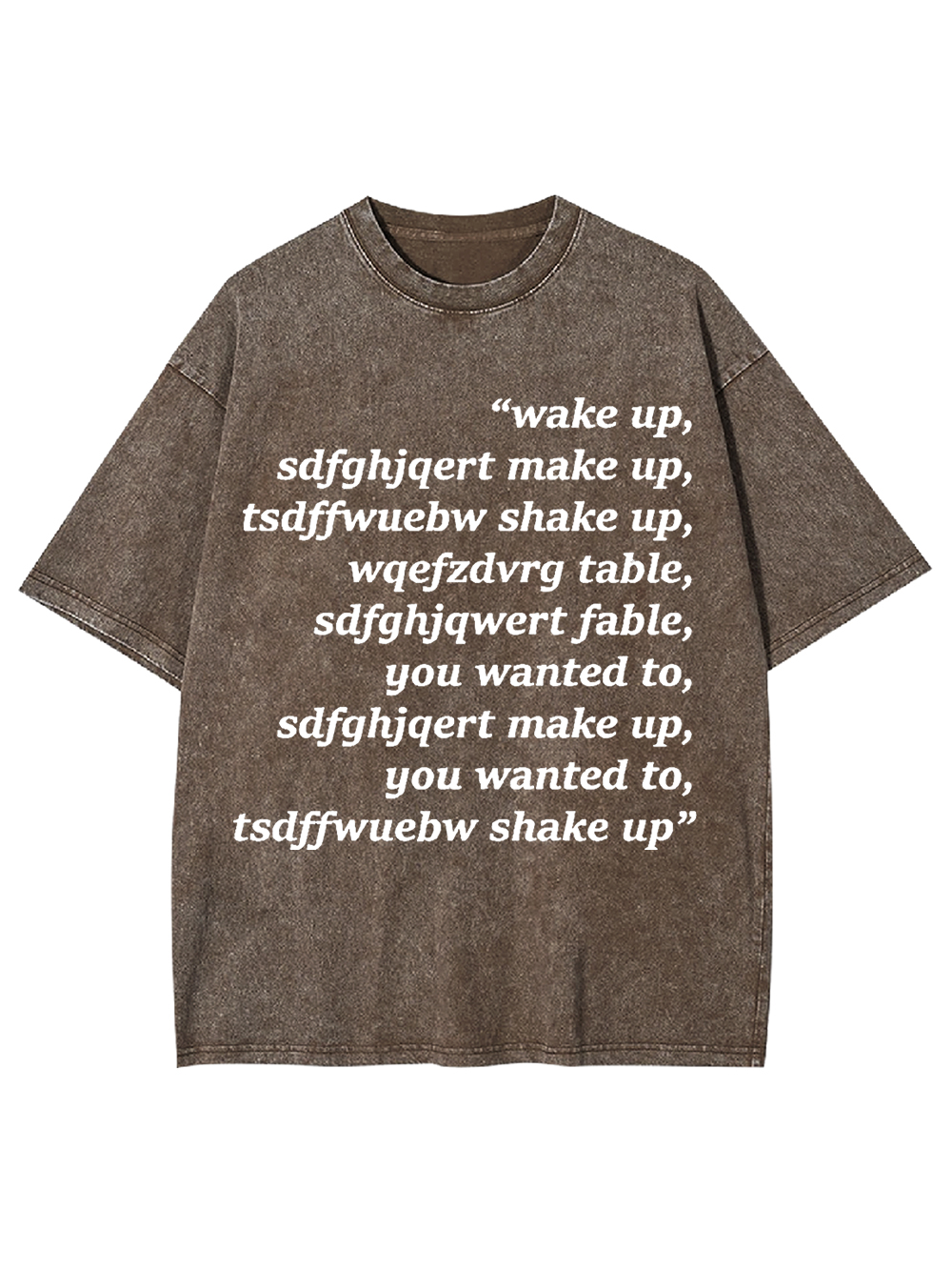 Wake Up Chaos Washed Tshirt