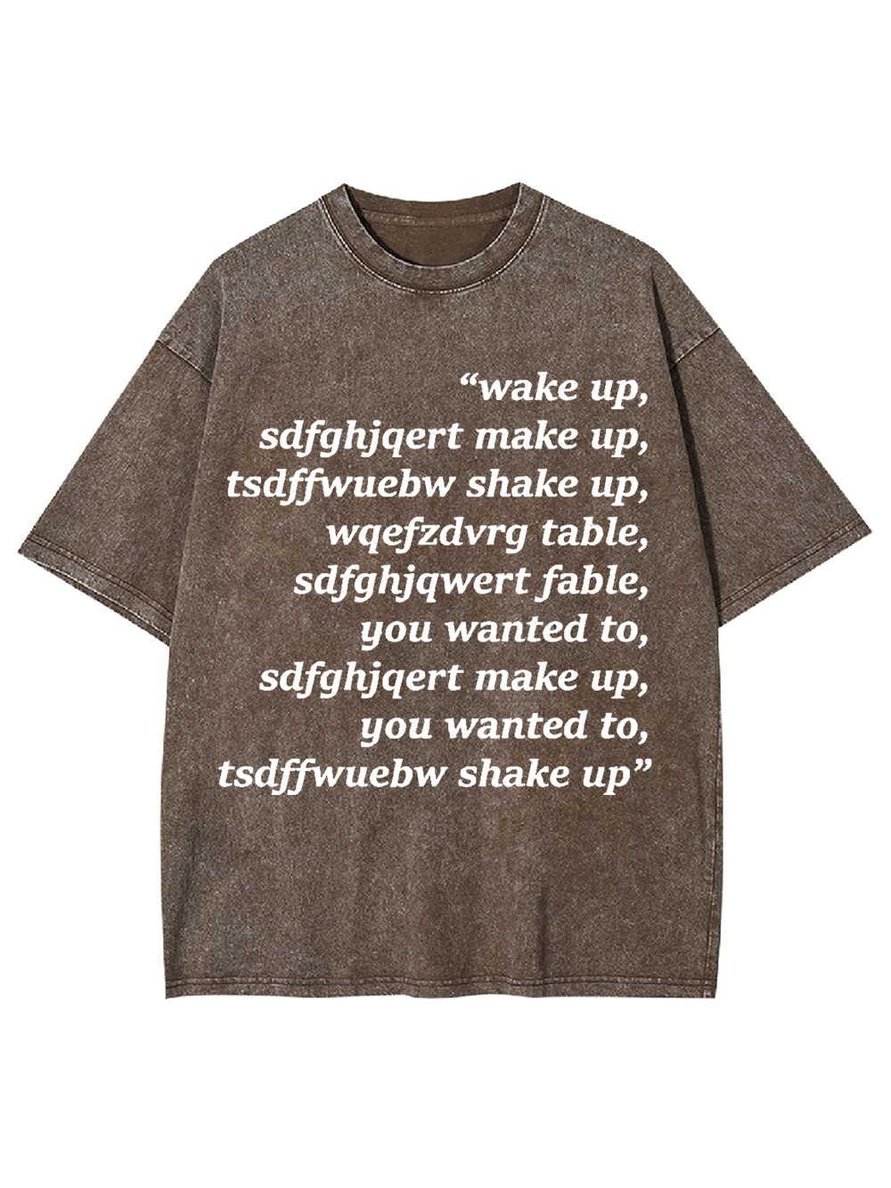 Wake Up Chaos Washed Tshirt