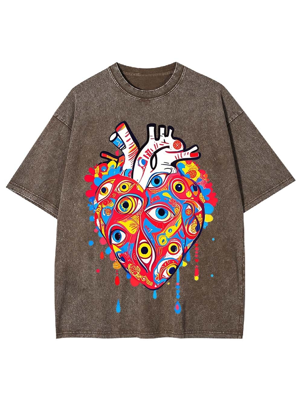 EYE OF THE HEART WASHED TSHIRT