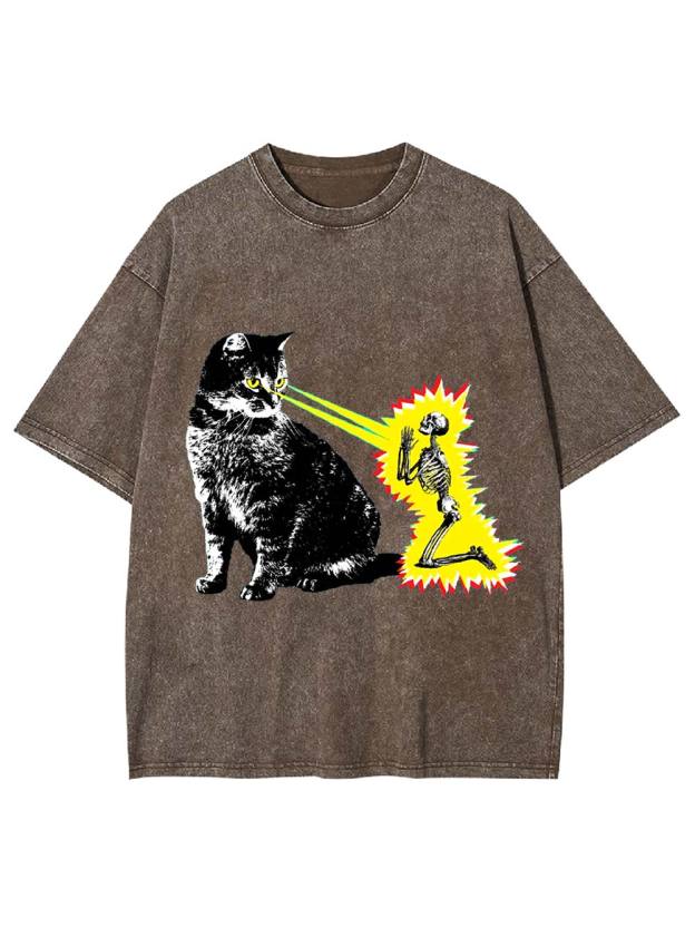 Feline Power Washed Tshirt