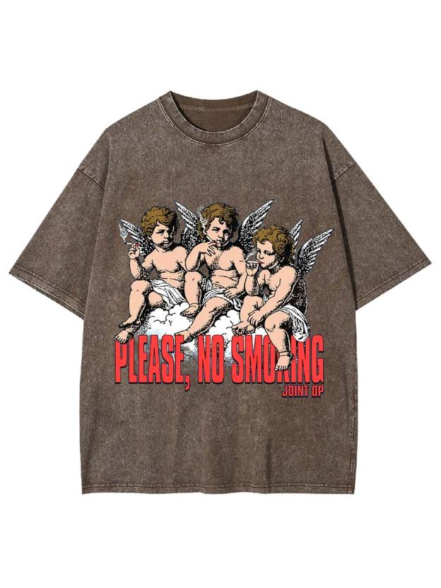 Please, No Smoking Washed Tshirt