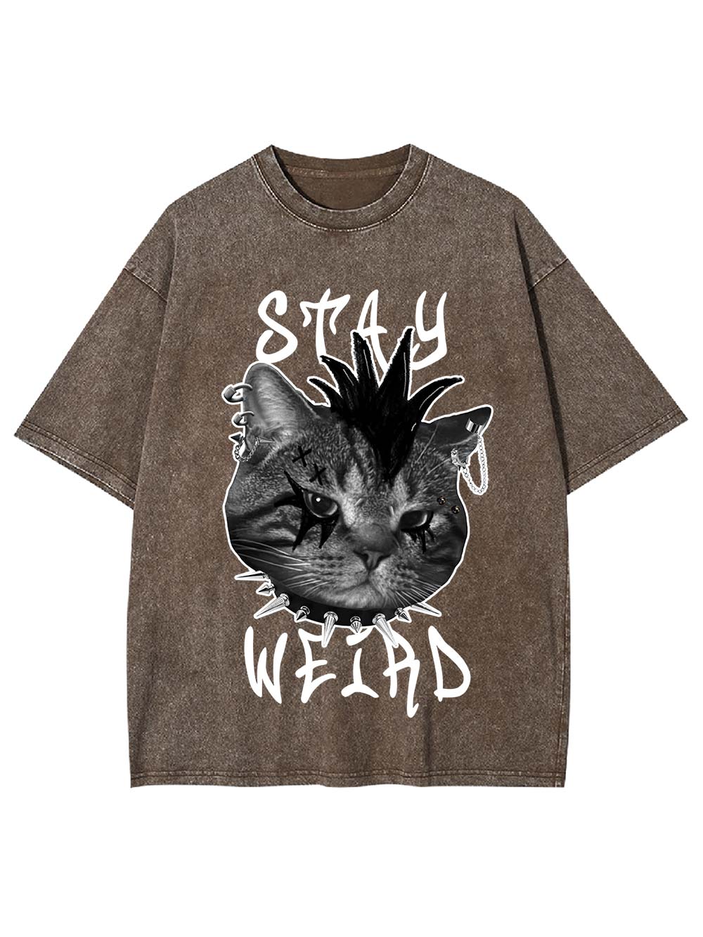 Stay Weird Washed Tshirt