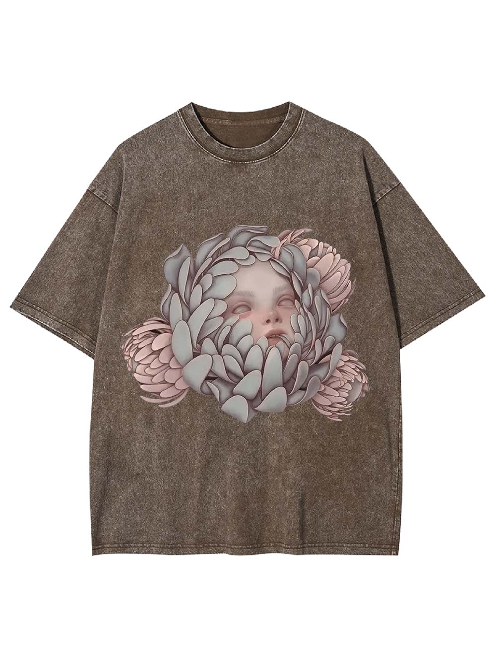 Blooming Silence Washed Tshirt