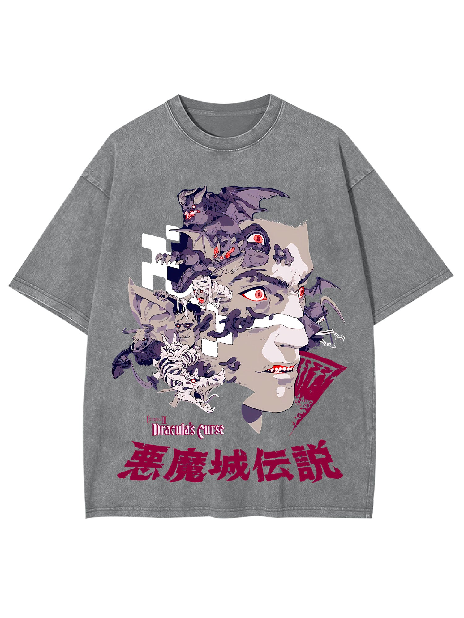 Curse Of The Vampire King Washed Tshirt