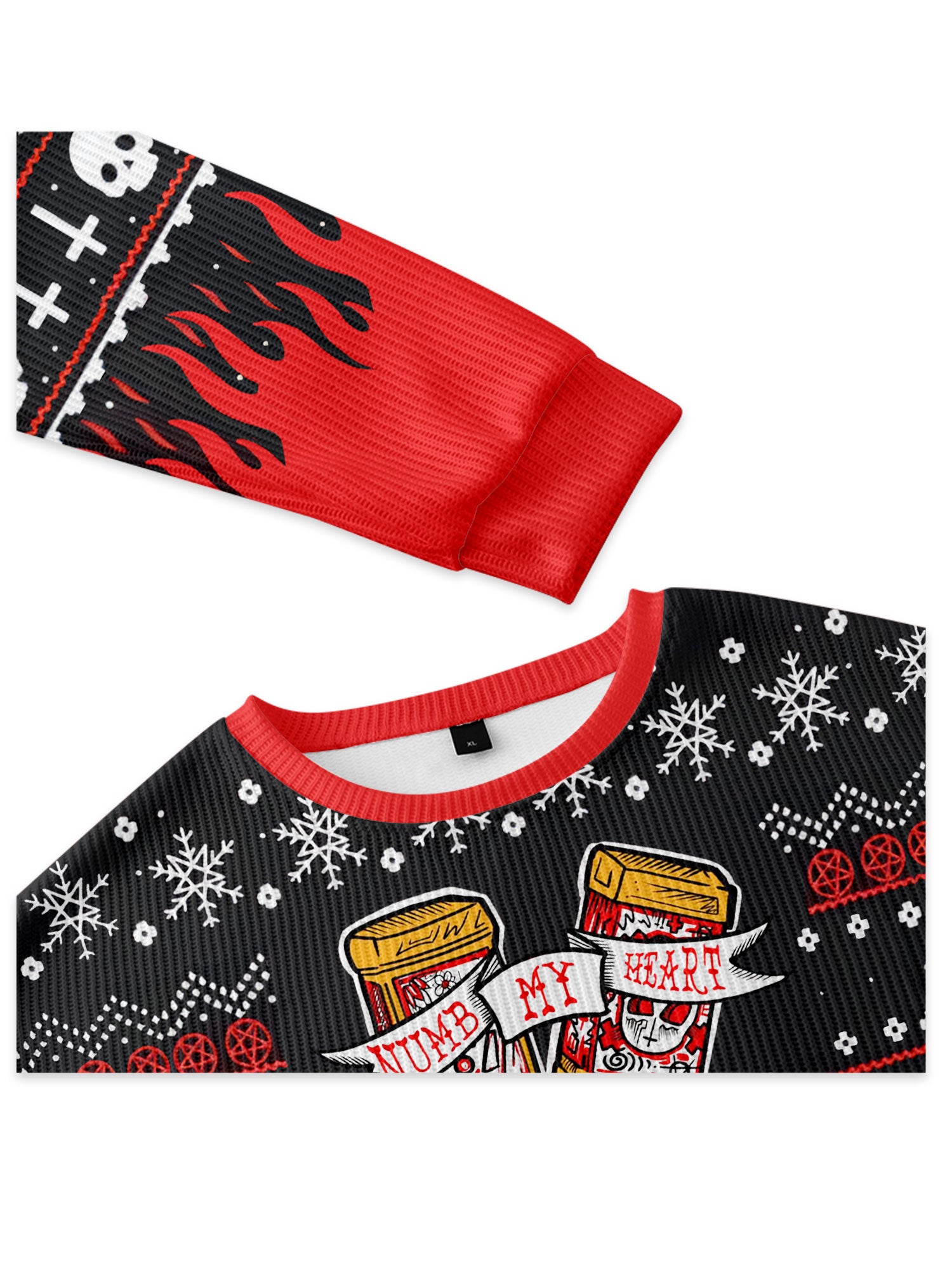 EASE MY BRAIN UGLY CHRISTMAS SWEATSHIRT