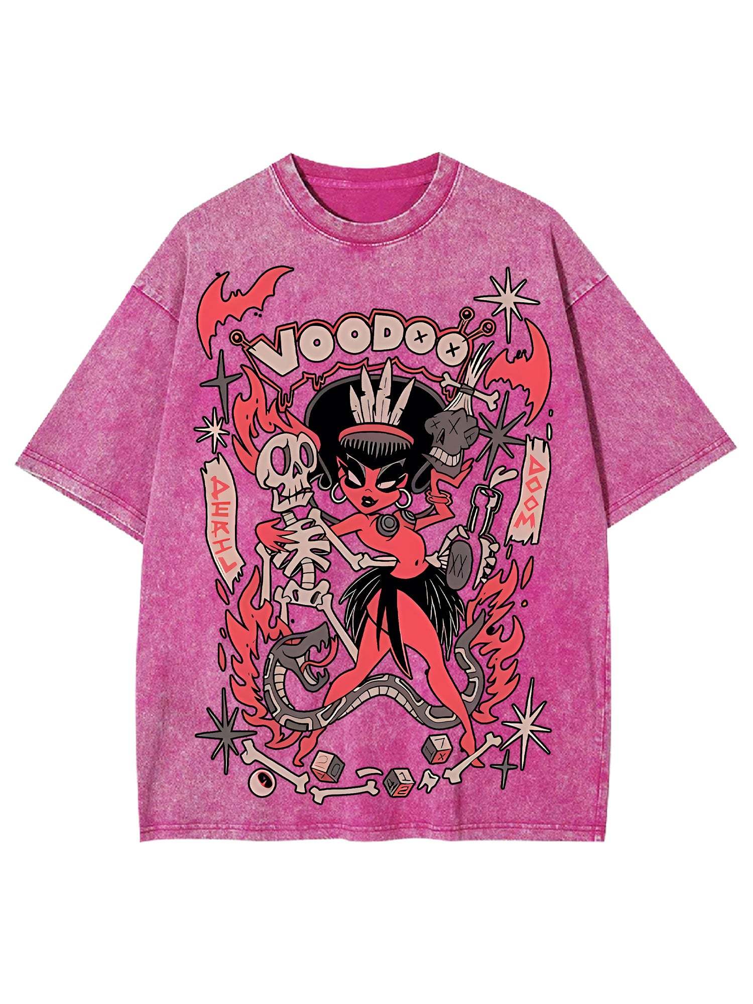 Deril Doom Washed Tshirt-ClassyOutlaw Sale