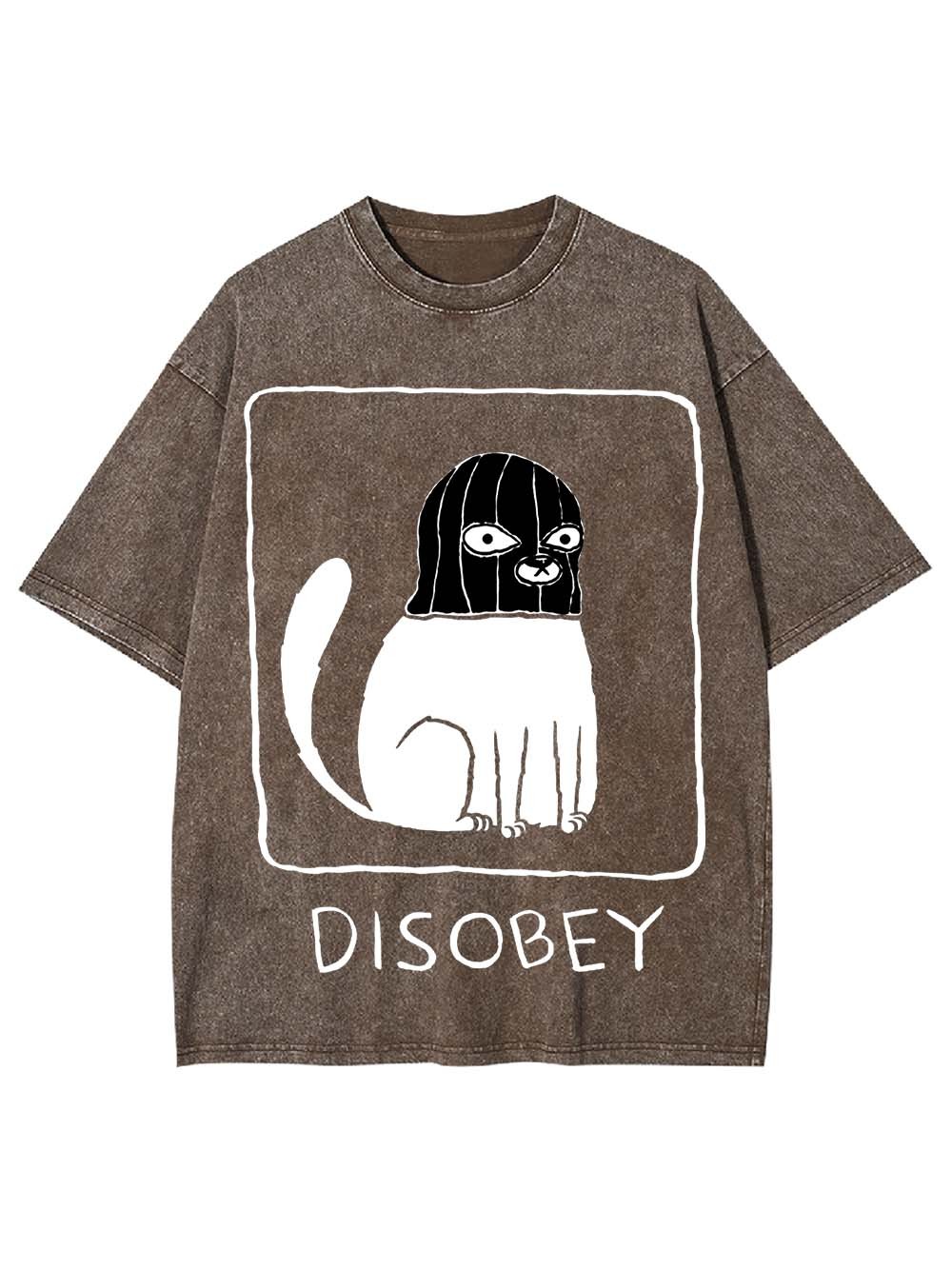 Disobey Washed Tshirt