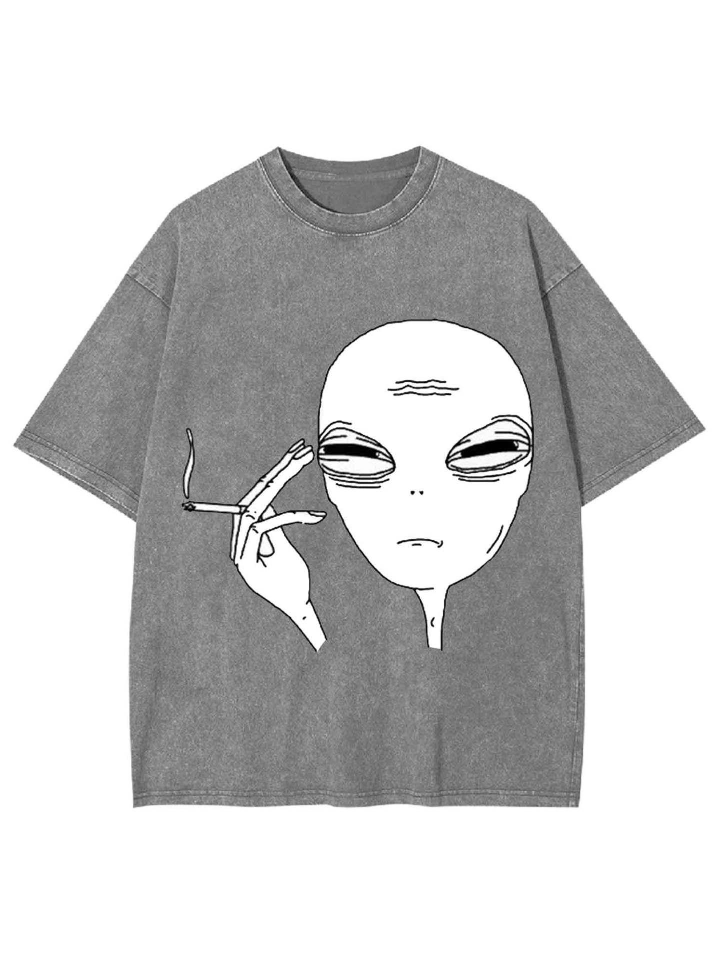Alien Smoker Washed Tshirt