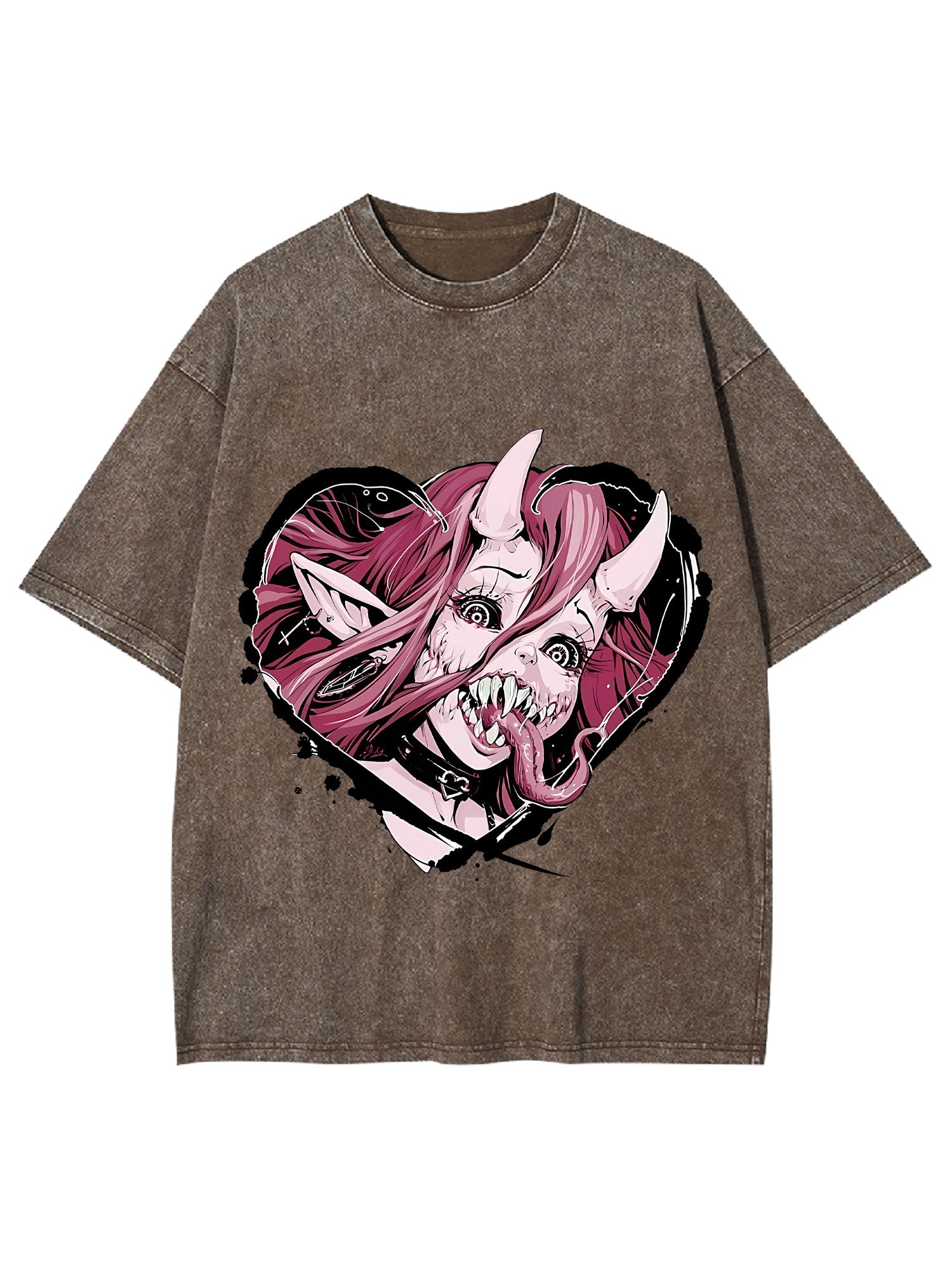 Heart Of The Demoness Washed Tshirt