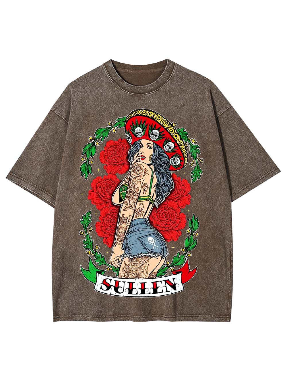 Bold Beauty in Bloom Washed Tshirt