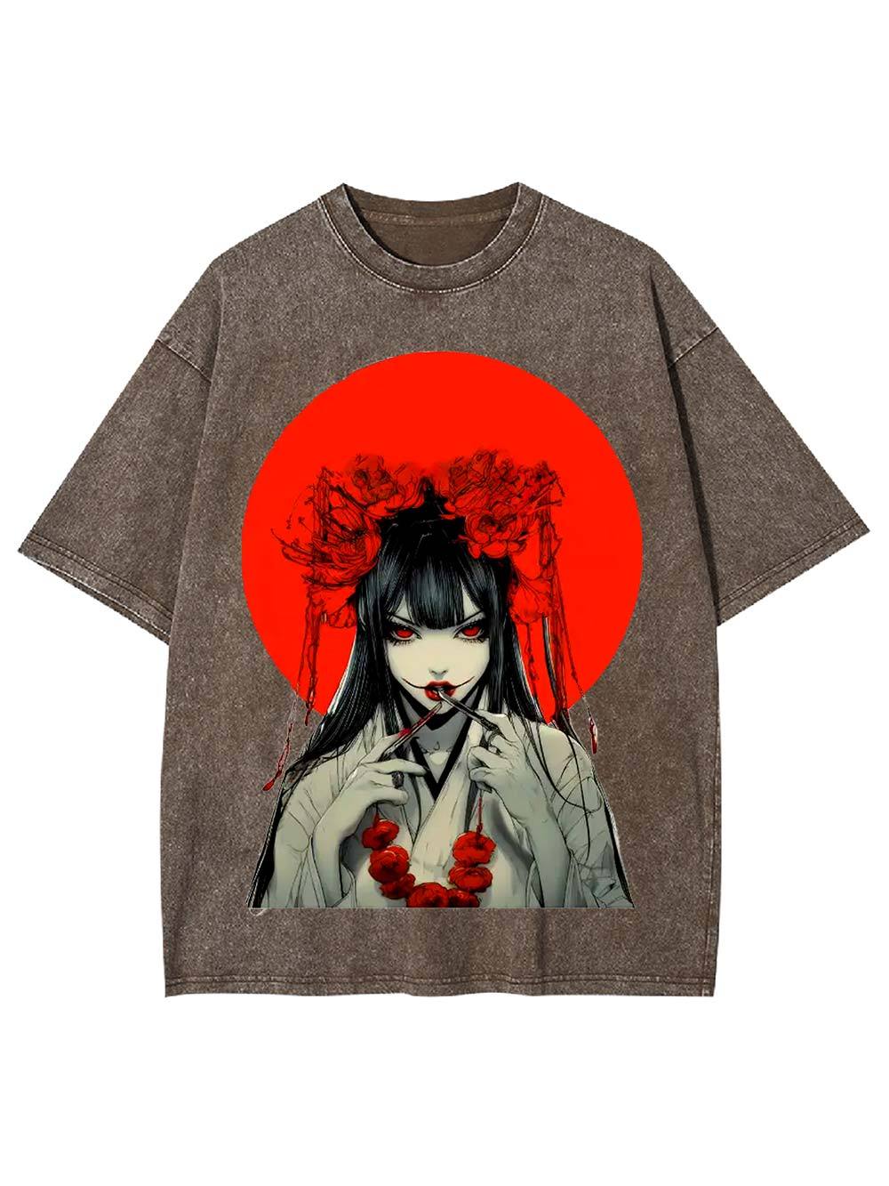 Crimson Enchantress Washed Tshirt