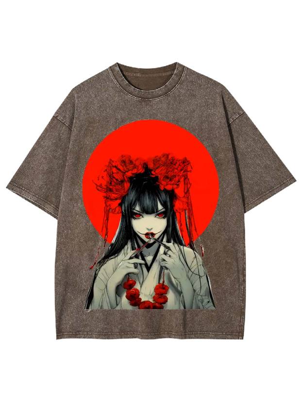 Crimson Enchantress Washed Tshirt