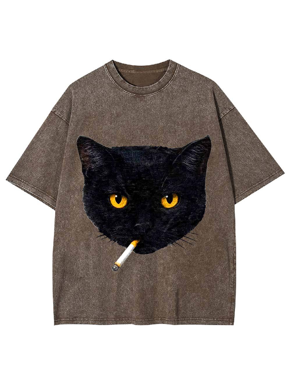 Feline Rebel Washed Tshirt