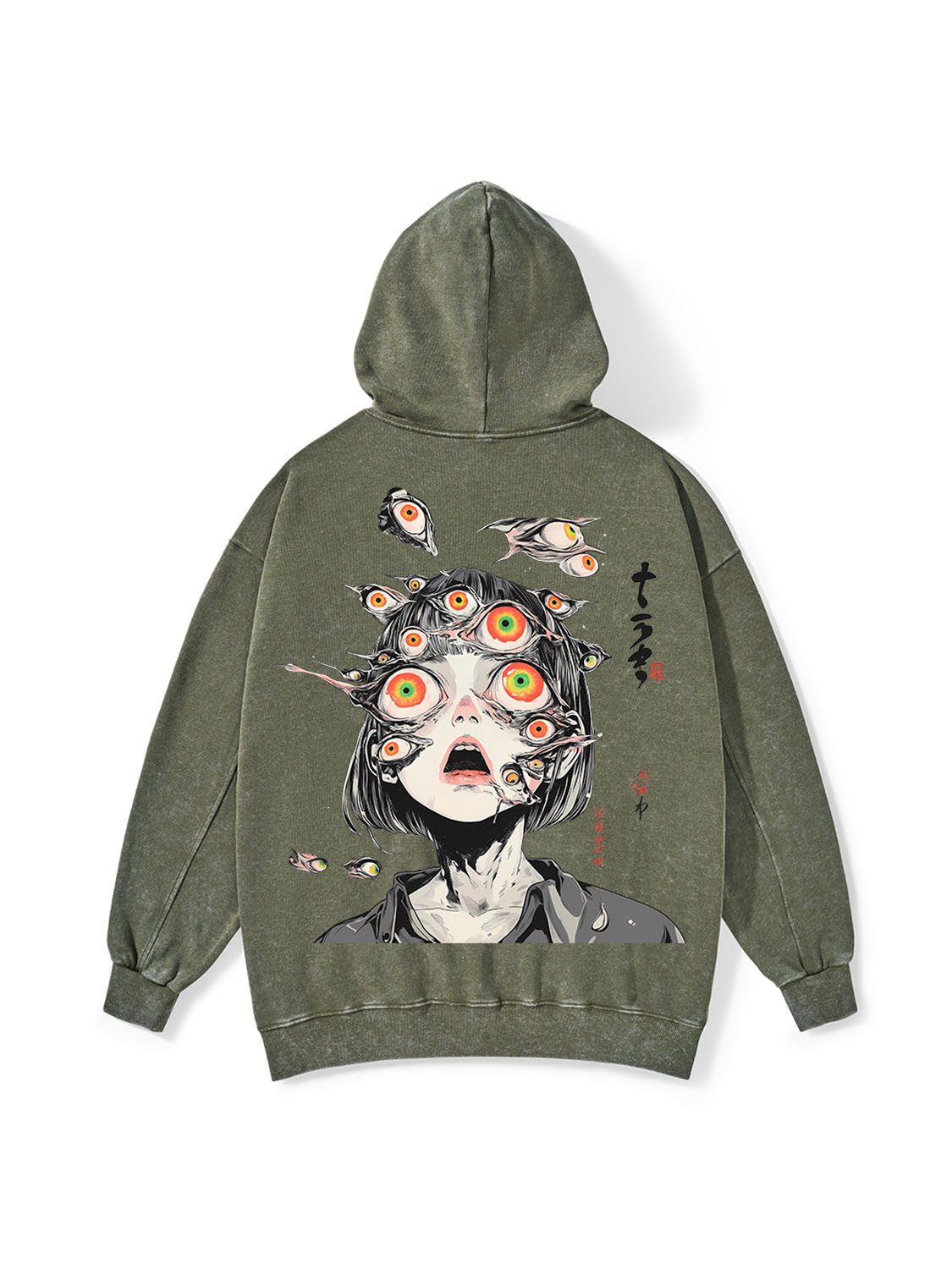 Multitude Of Gazes Washed Hoodie