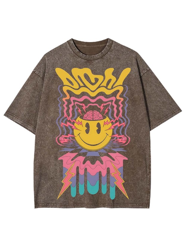 PSYCHEDELIC ENERGY WASHED TSHIRT