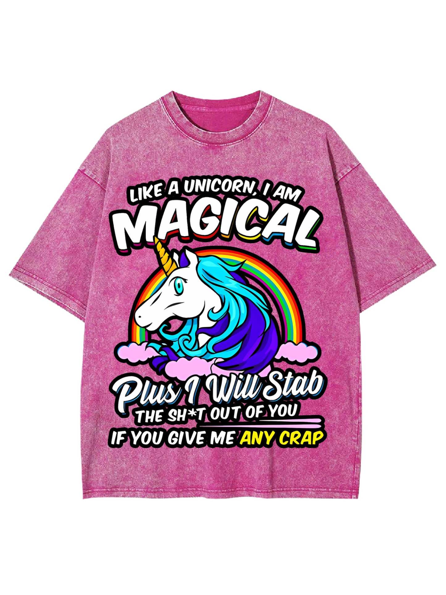 Like A Unicorn, I Am Magical Washed Tshirt