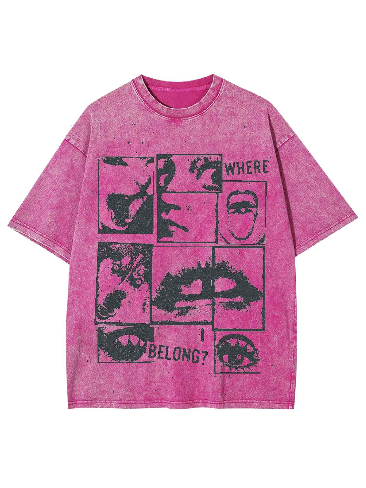 Where I Belong Washed Tshirt