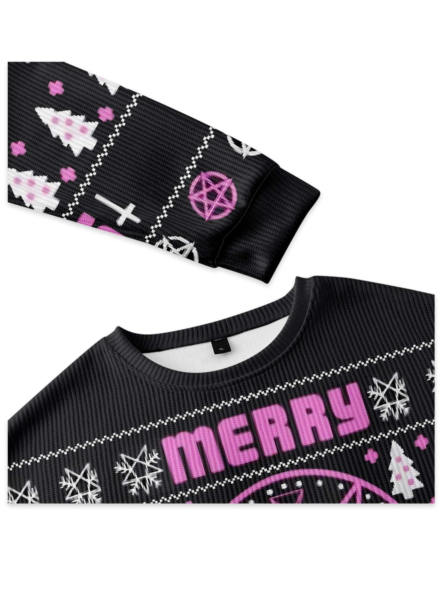 MERRY 666 MAS UGLY CHRISTMAS SWEATSHIRT