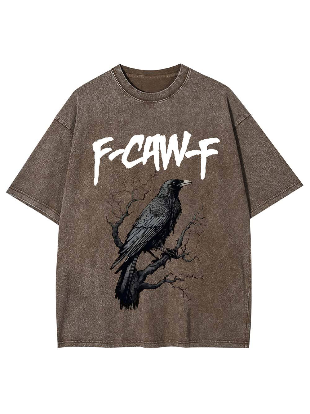 F-Caw-F Washed Tshirt