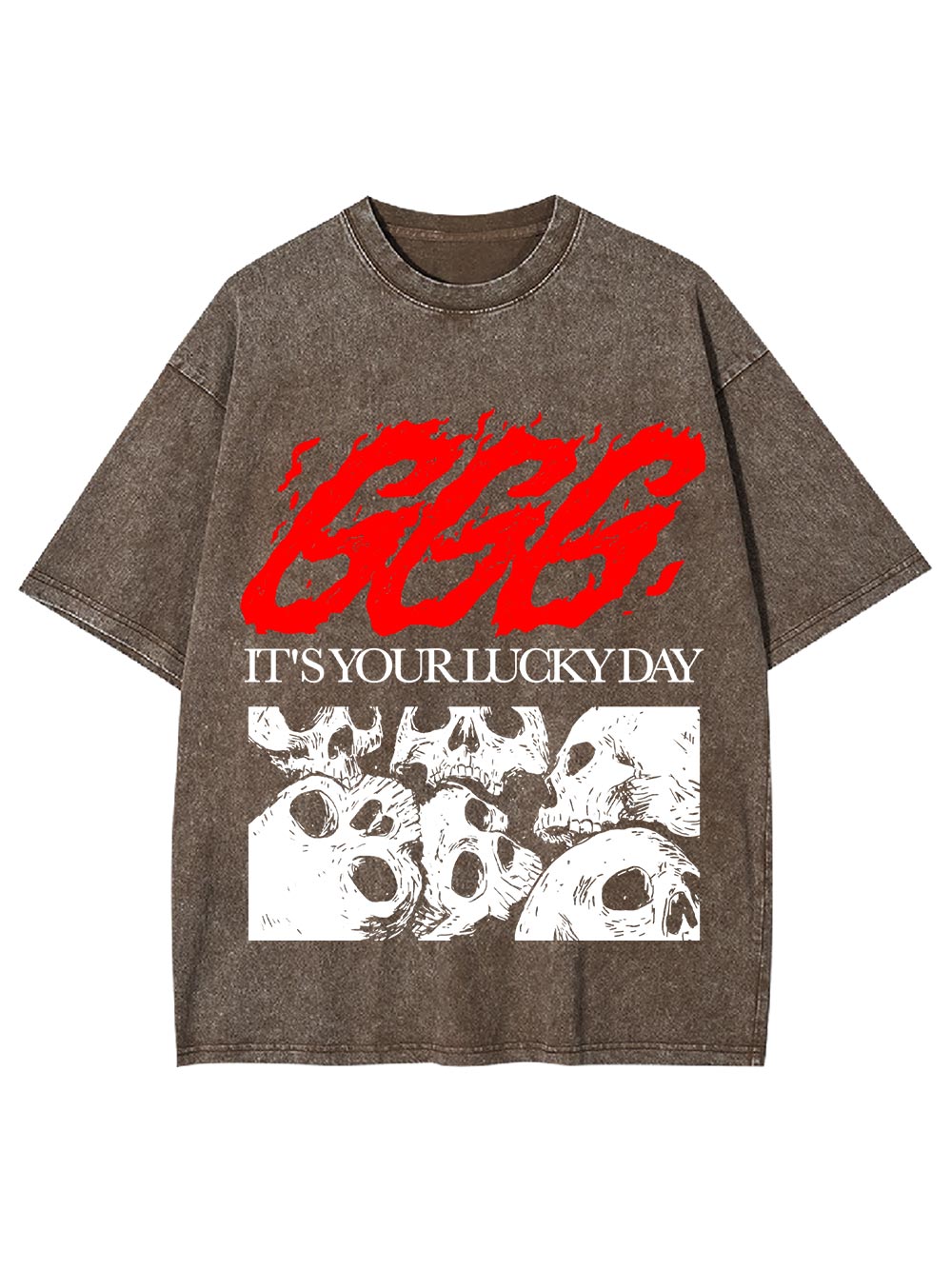 It's Your Lucky Day Washed Tshirt