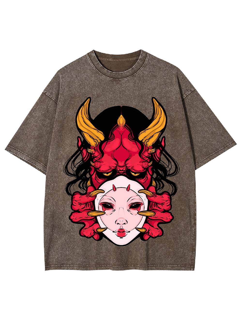 Duality of Demons Washed Tshirt