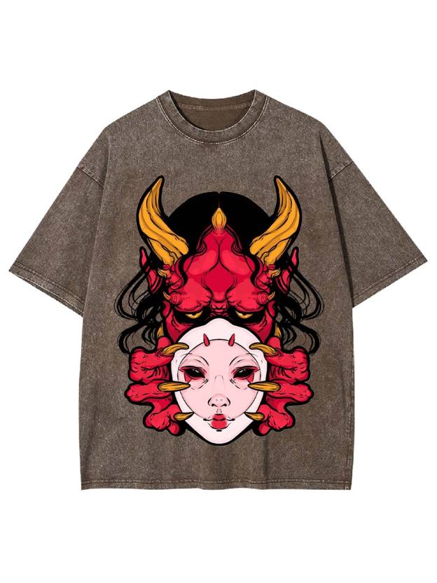 Duality of Demons Washed Tshirt