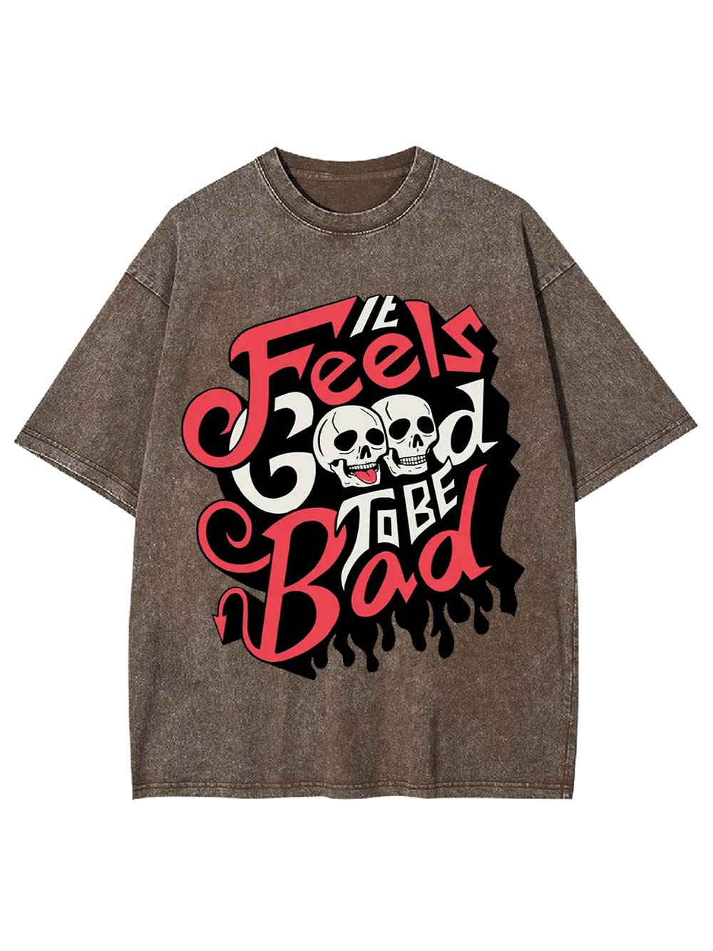 It Feels Good to Be Bad Washed Tshirt