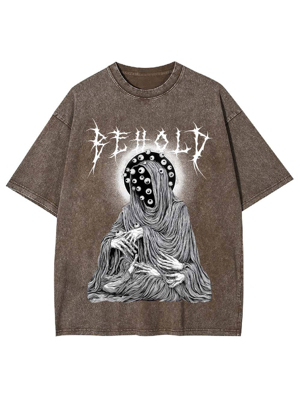 Behold the All-Seeing Washed Tshirt