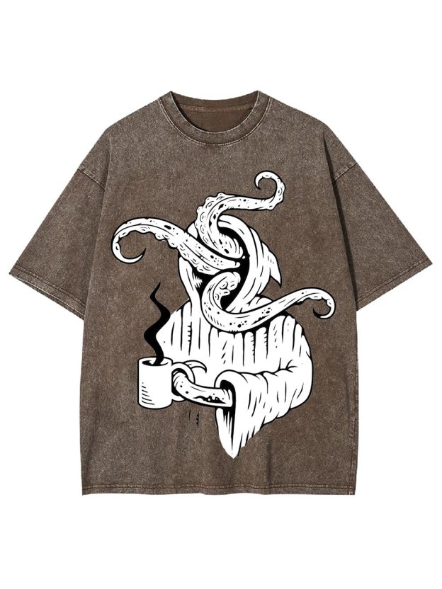 Need Some Coffee? Washed Tshirt