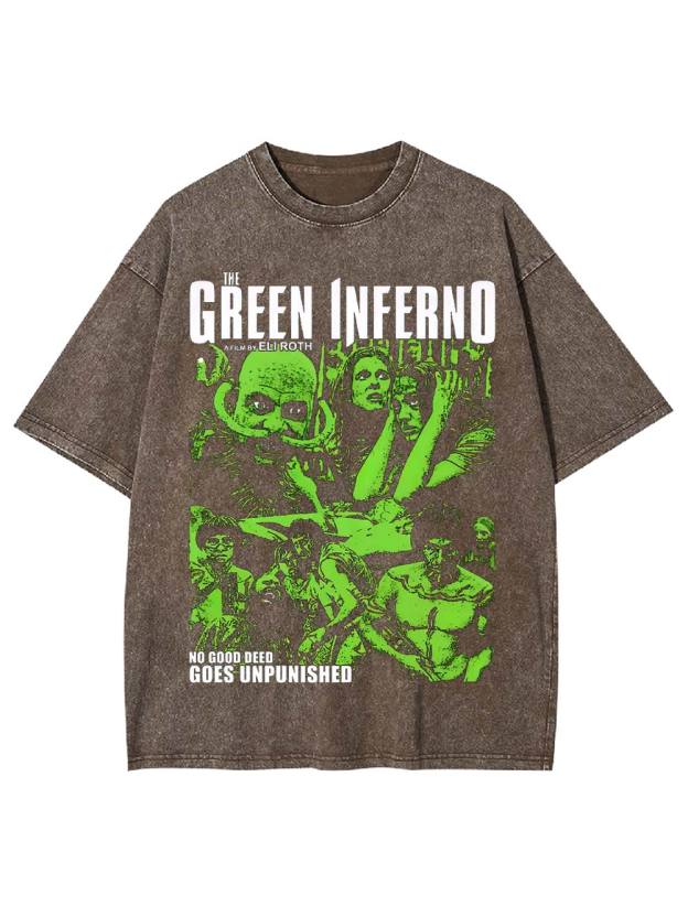 The Green Inferno: No Good Deed Goes Unpunished Washed Tshirt